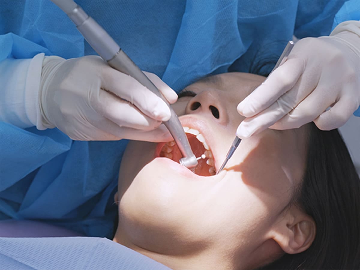 麻酔治療で痛みゼロ